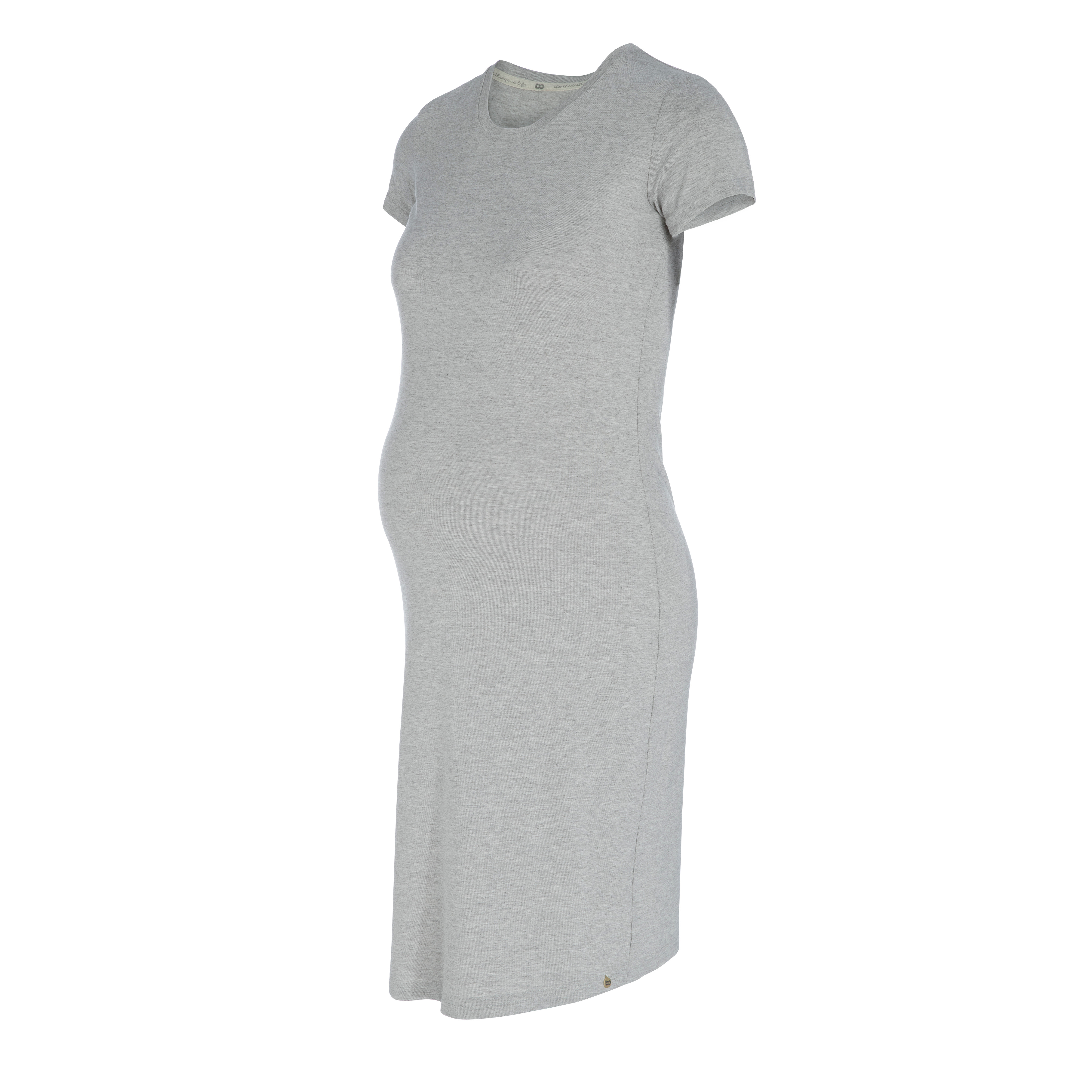 Maternity dress Glow dusty grey - S