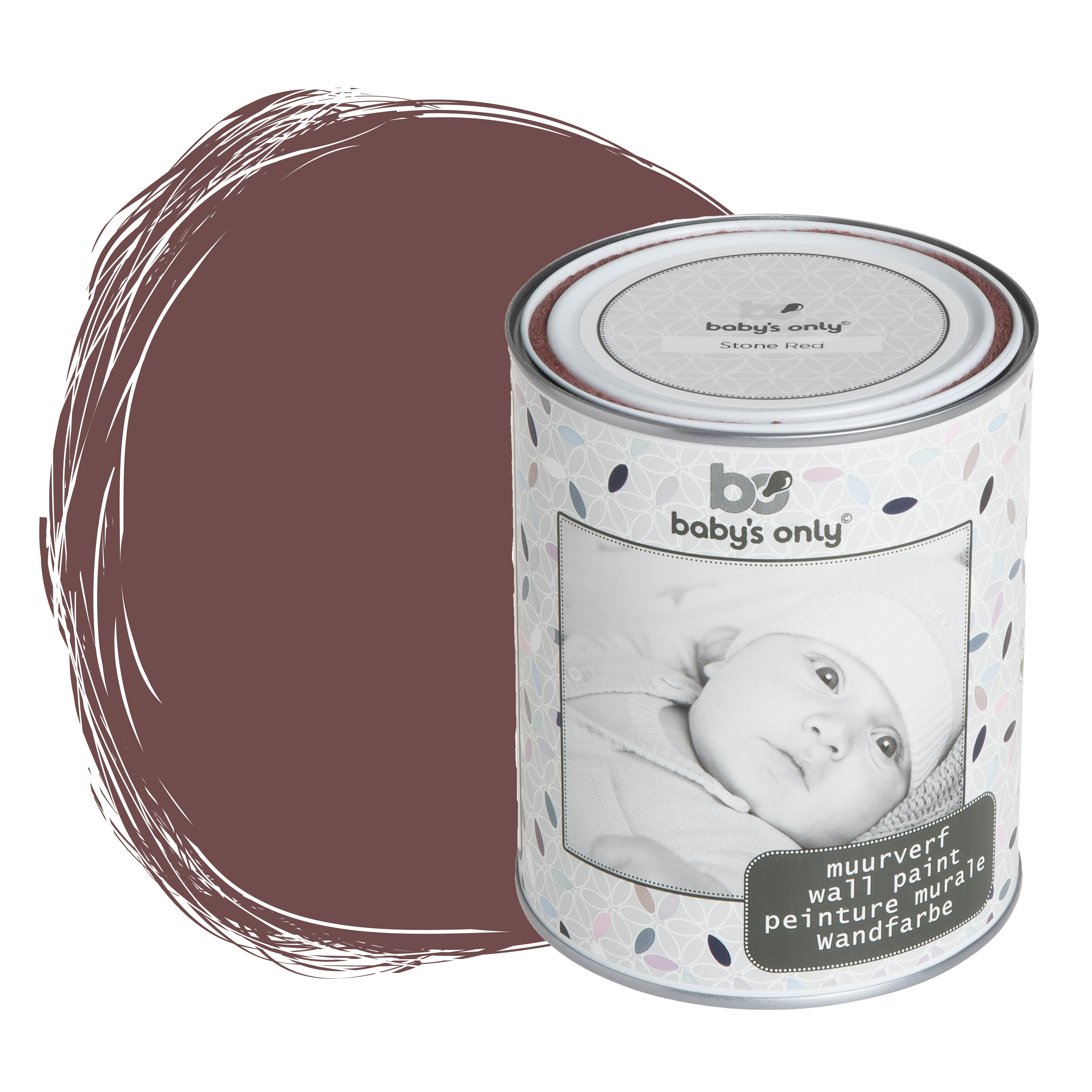 Wall paint stone red - 1 liter