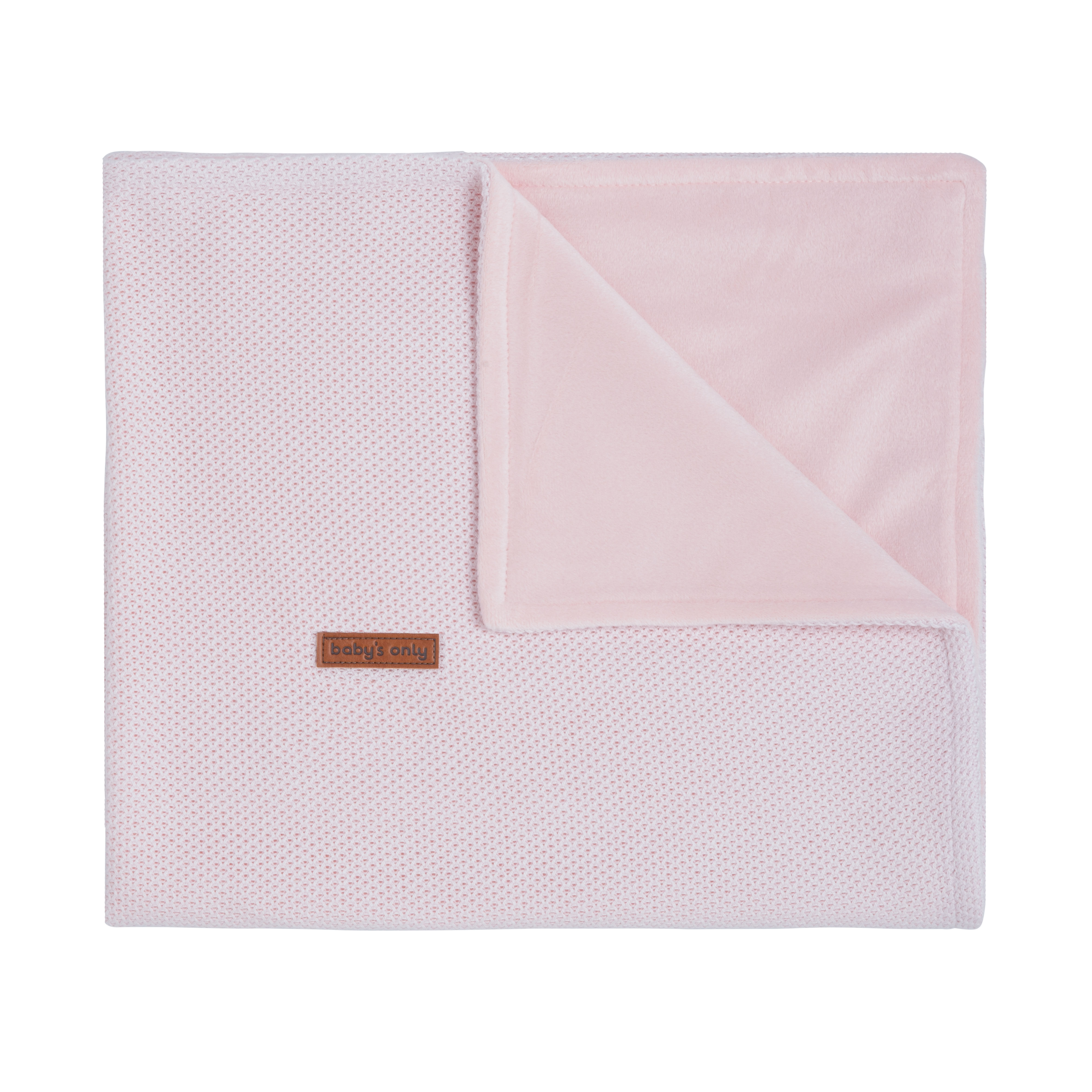 Baby crib blanket soft Classic pink