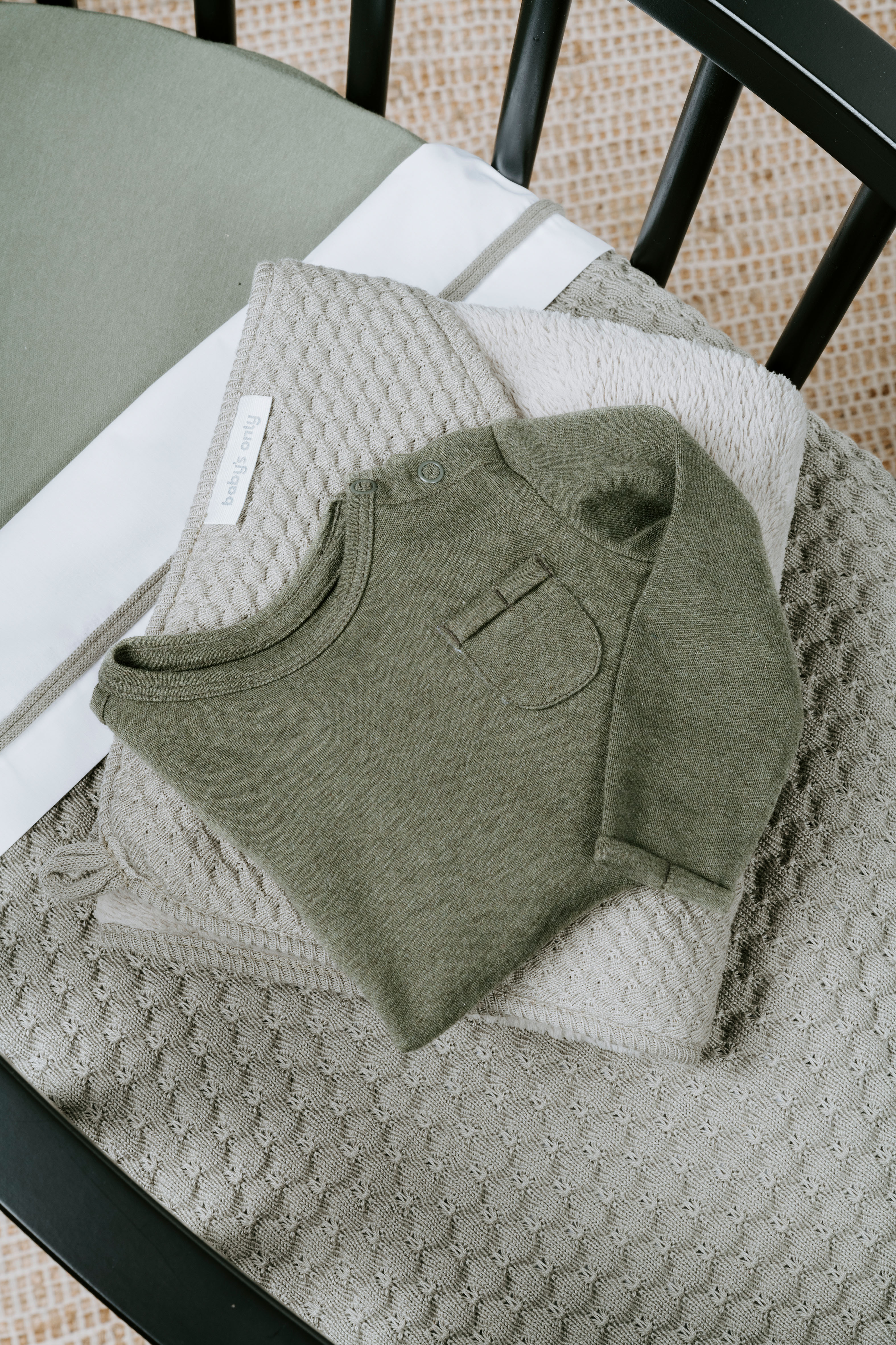 Sweater Melange khaki - 56