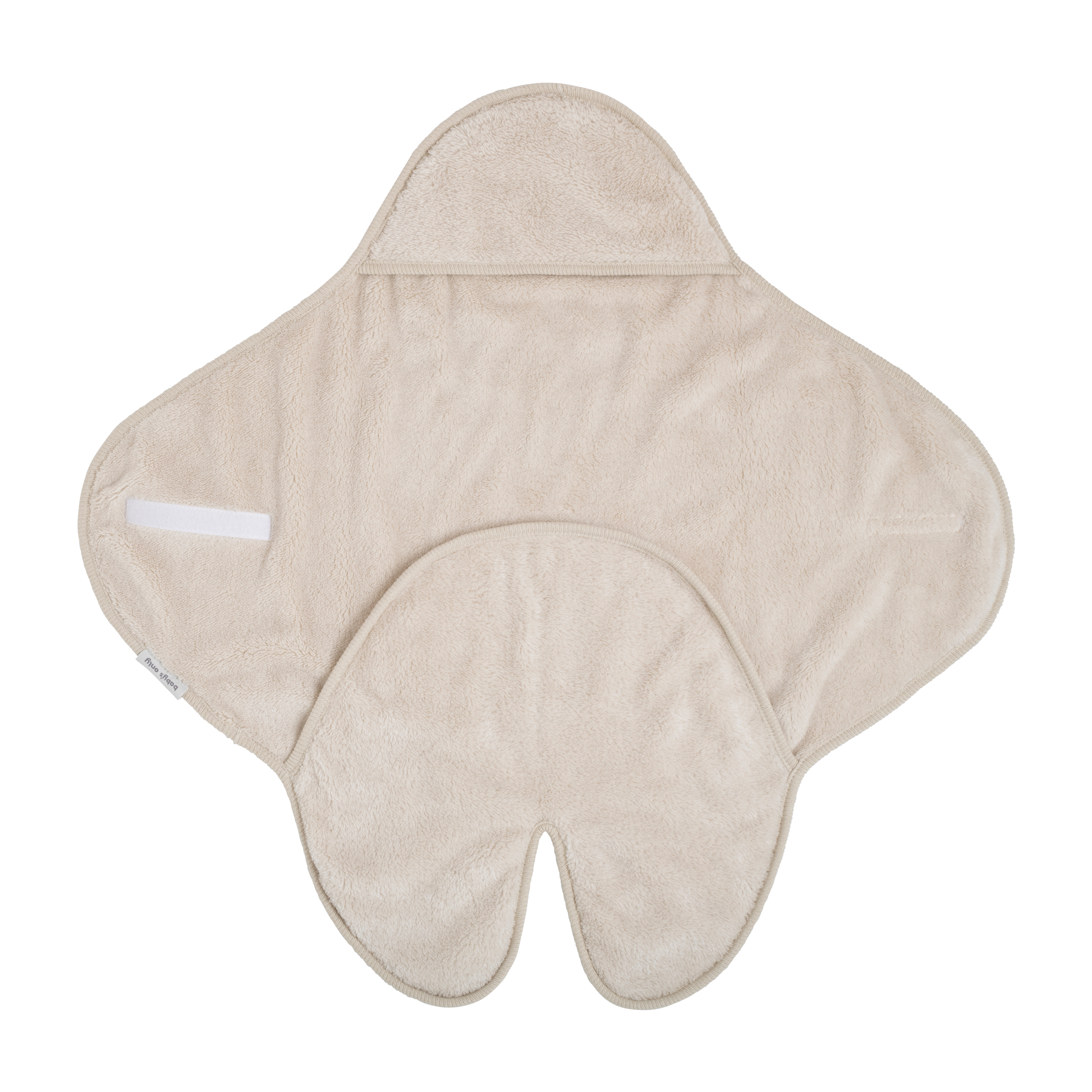 Hooded baby blanket with feet Cozy warm linen