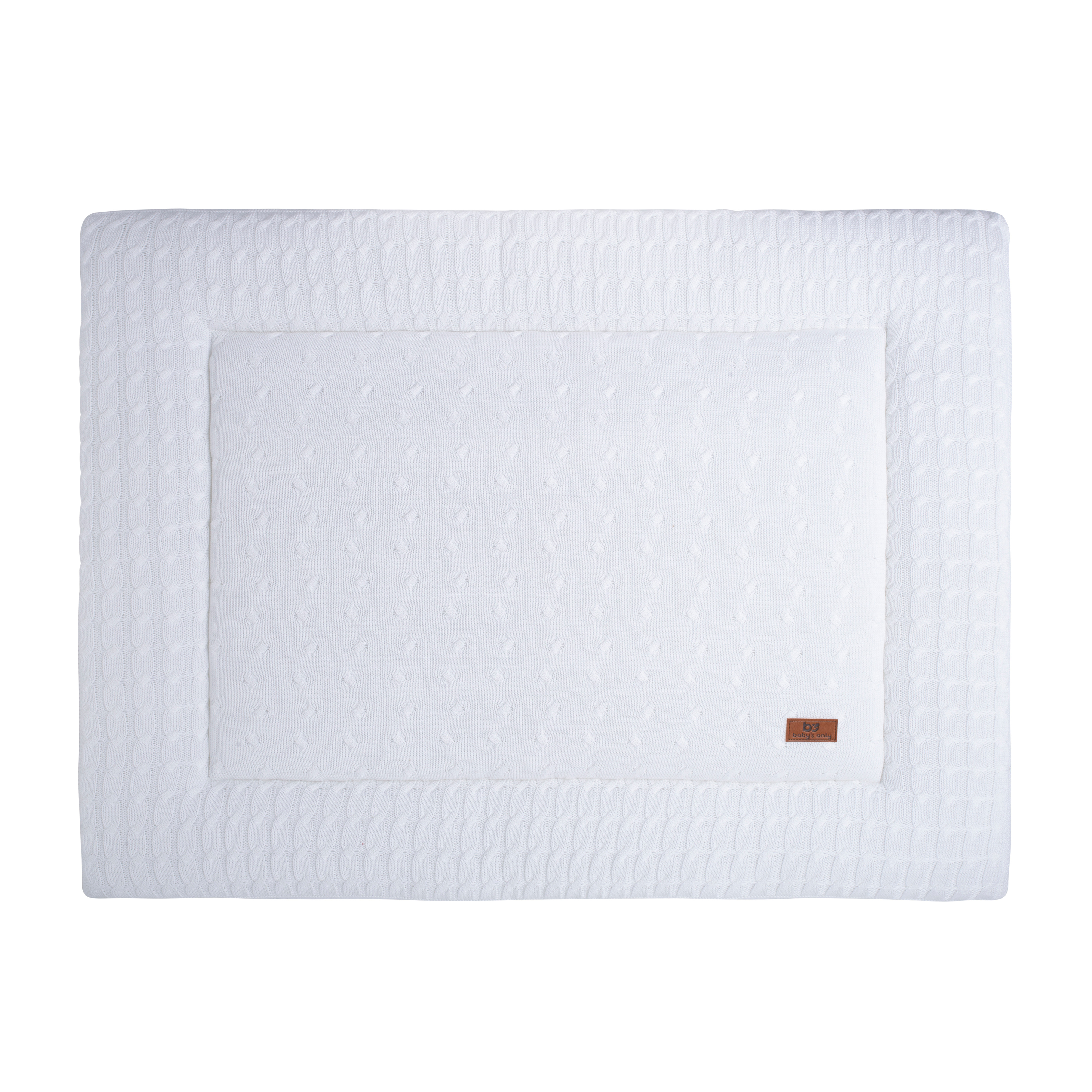 Playpen mat Cable white - 75x95