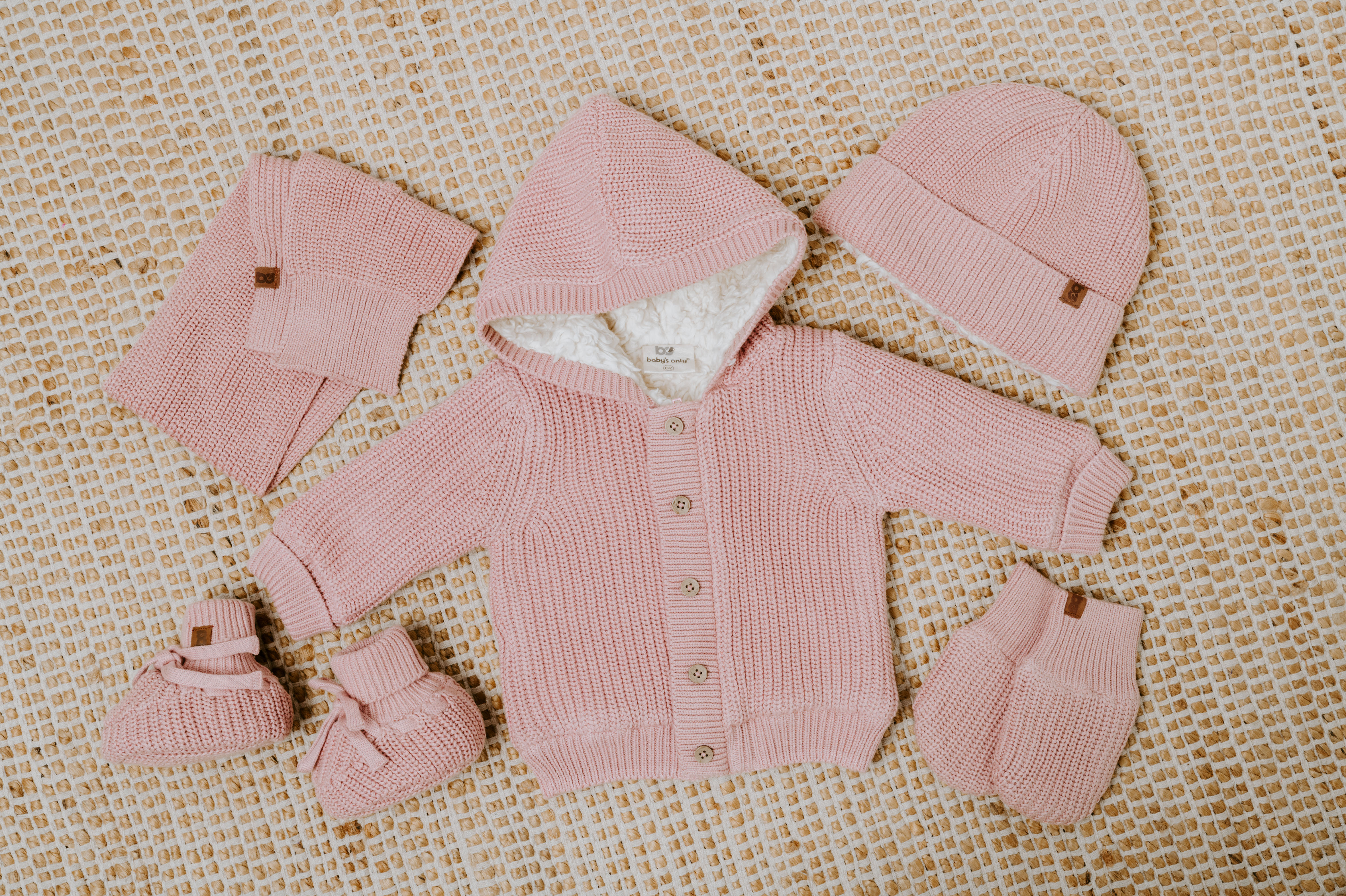 Hat teddy Soul old pink - 0-3 months
