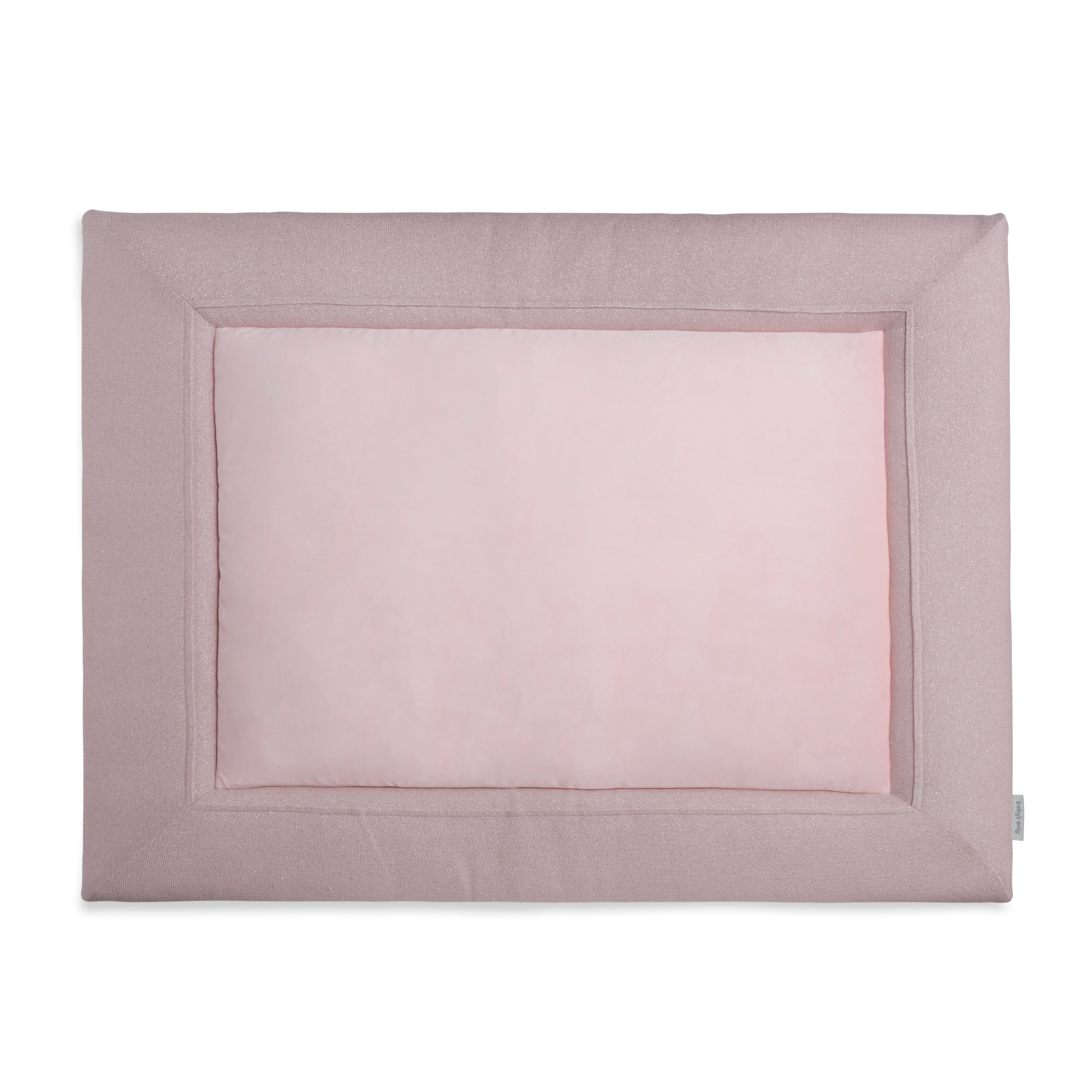 Playpen mat Sparkle silver-pink melee - 80x100