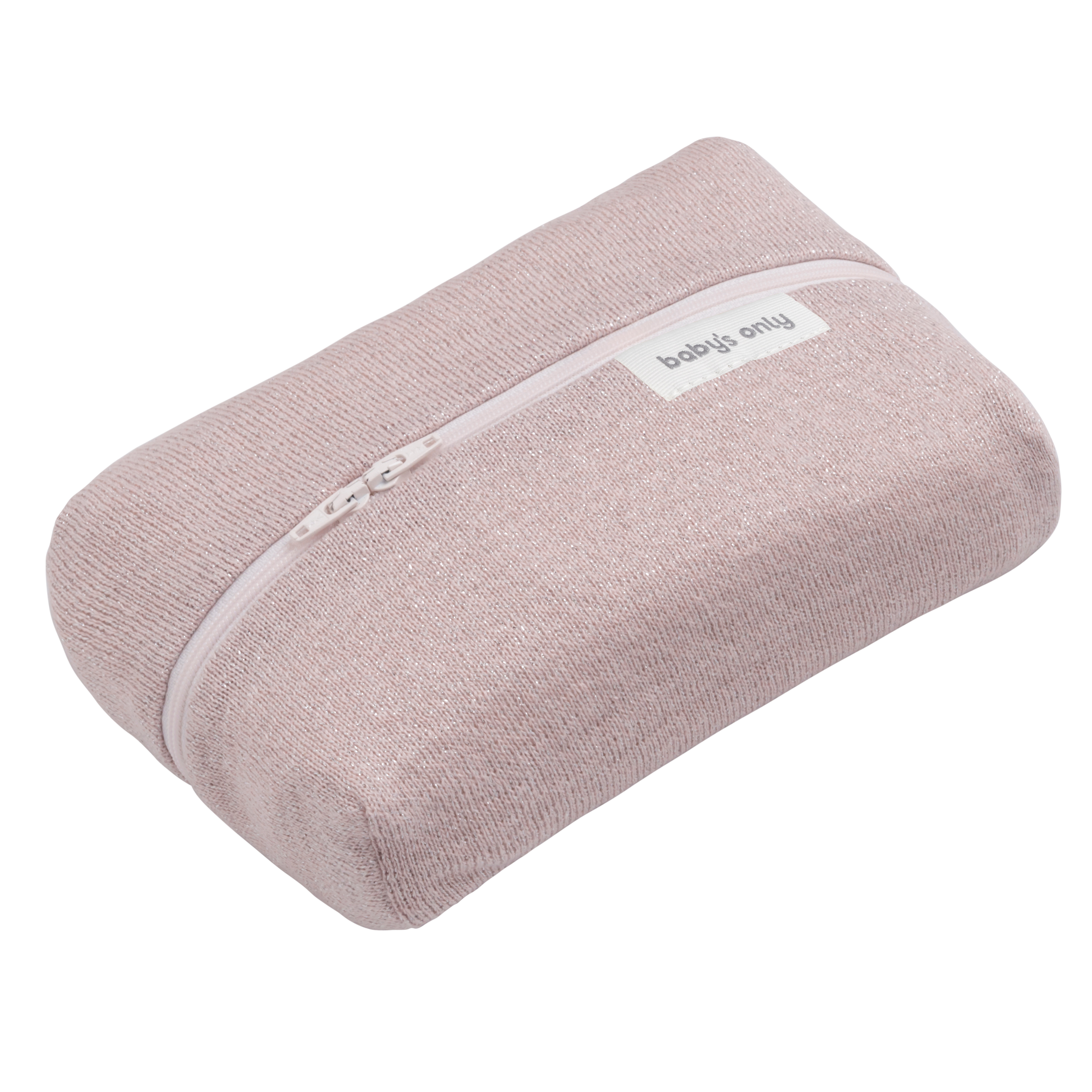Baby wipes pouch Sparkle silver-pink melee