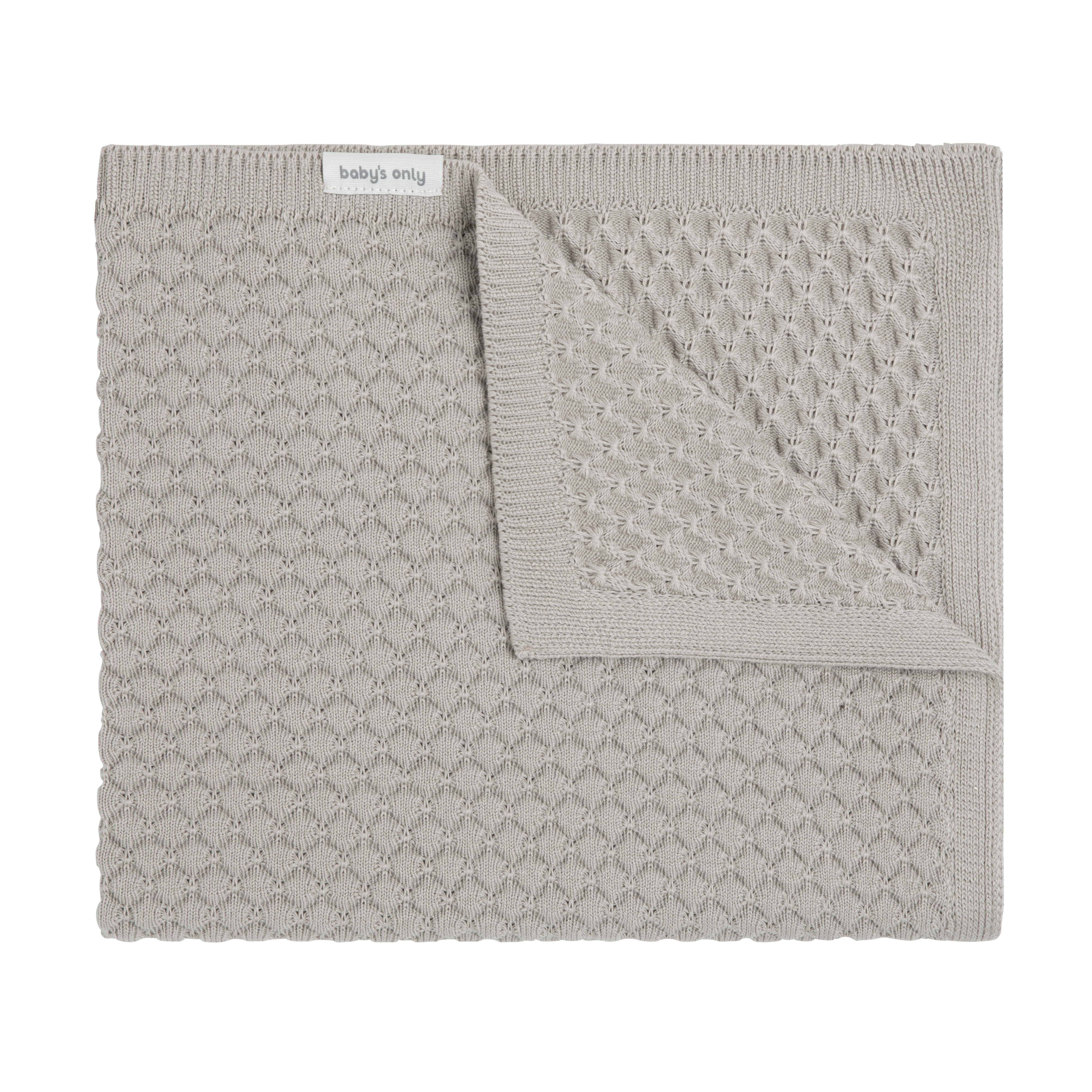 Cot blanket Sky-Chunky urban taupe
