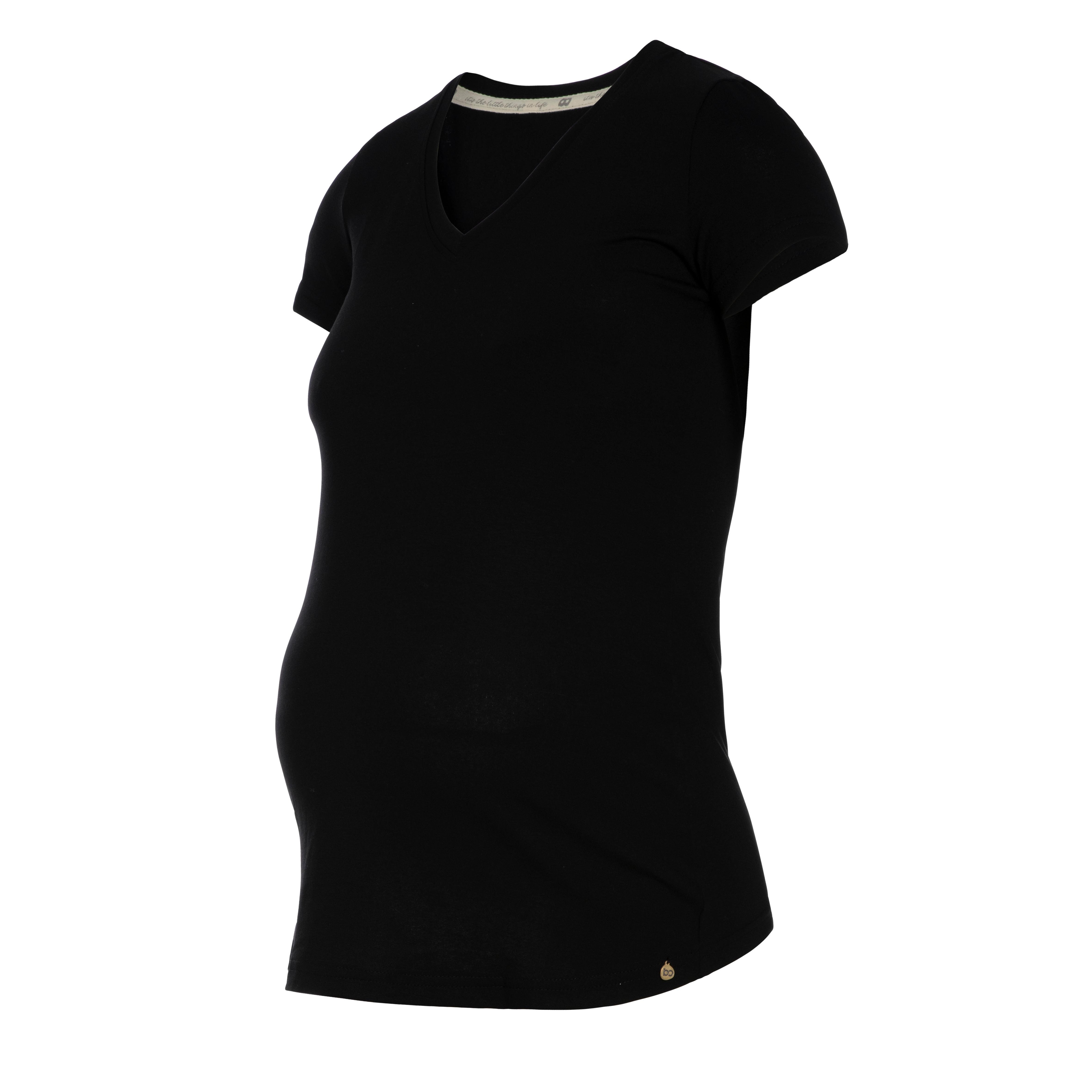 Maternity T-shirt Glow black - XL