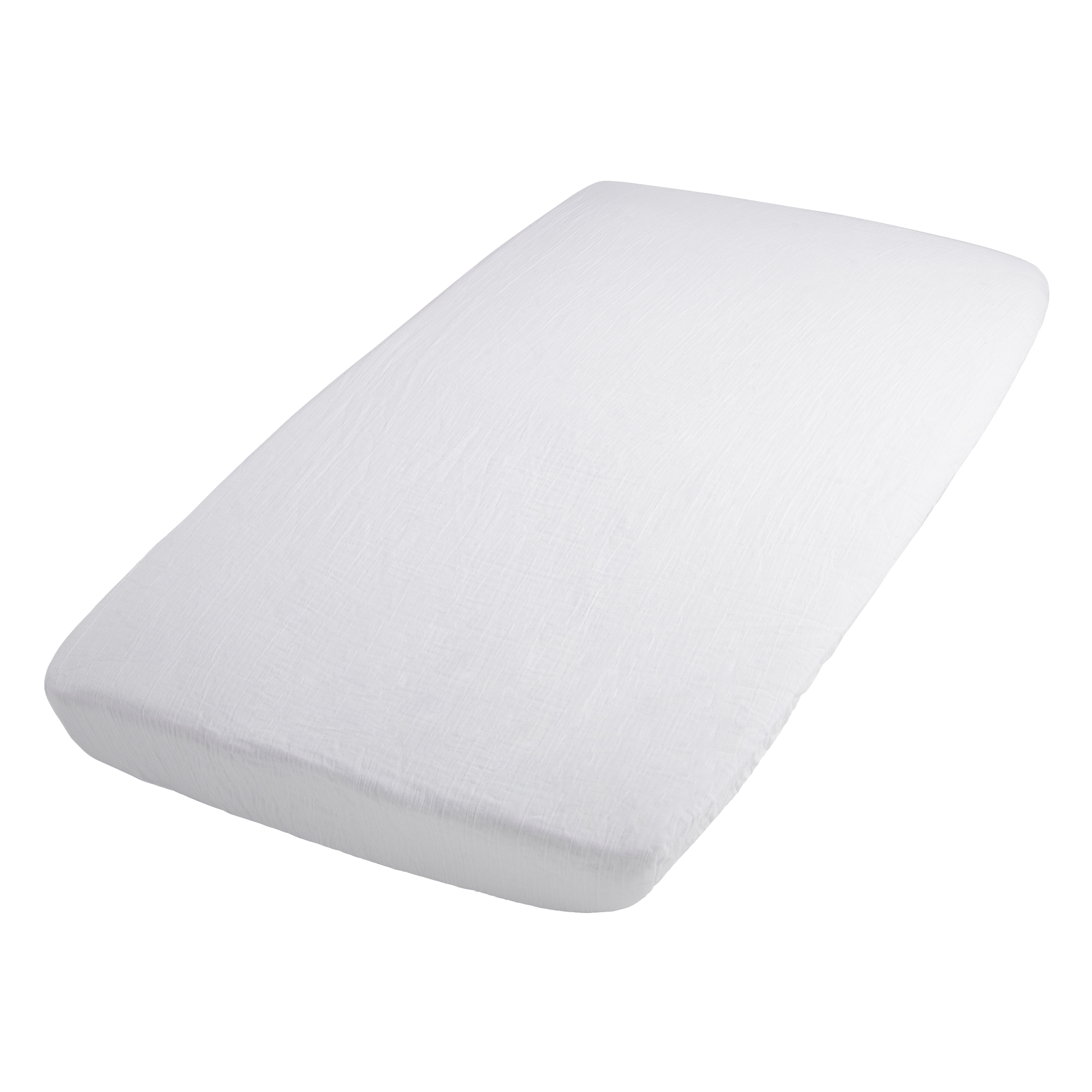 Fitted sheet Breeze white - 60x120