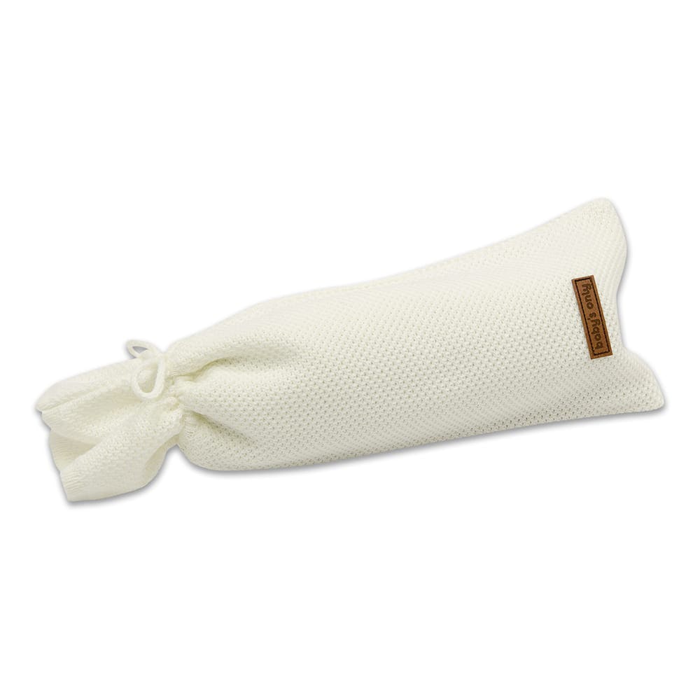 Hot water bottle cover Classic woolwhite