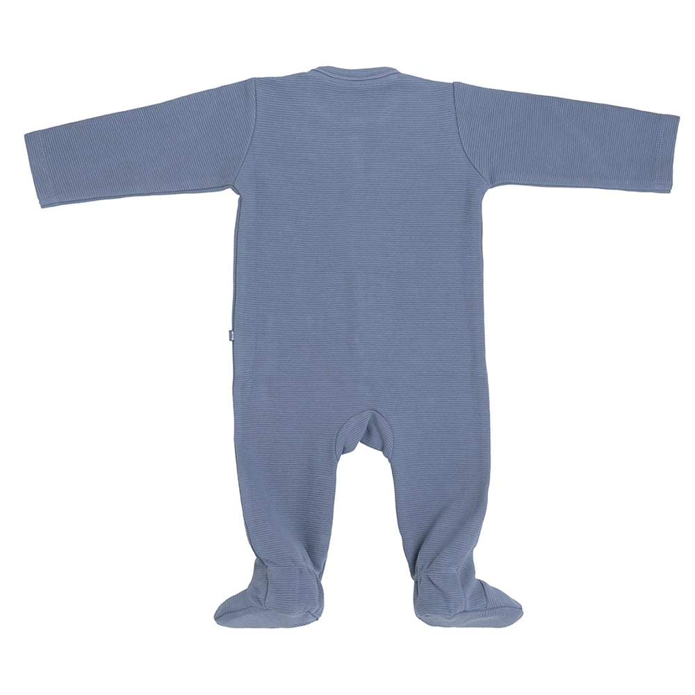 Playsuit with feet Pure vintage blue - 62