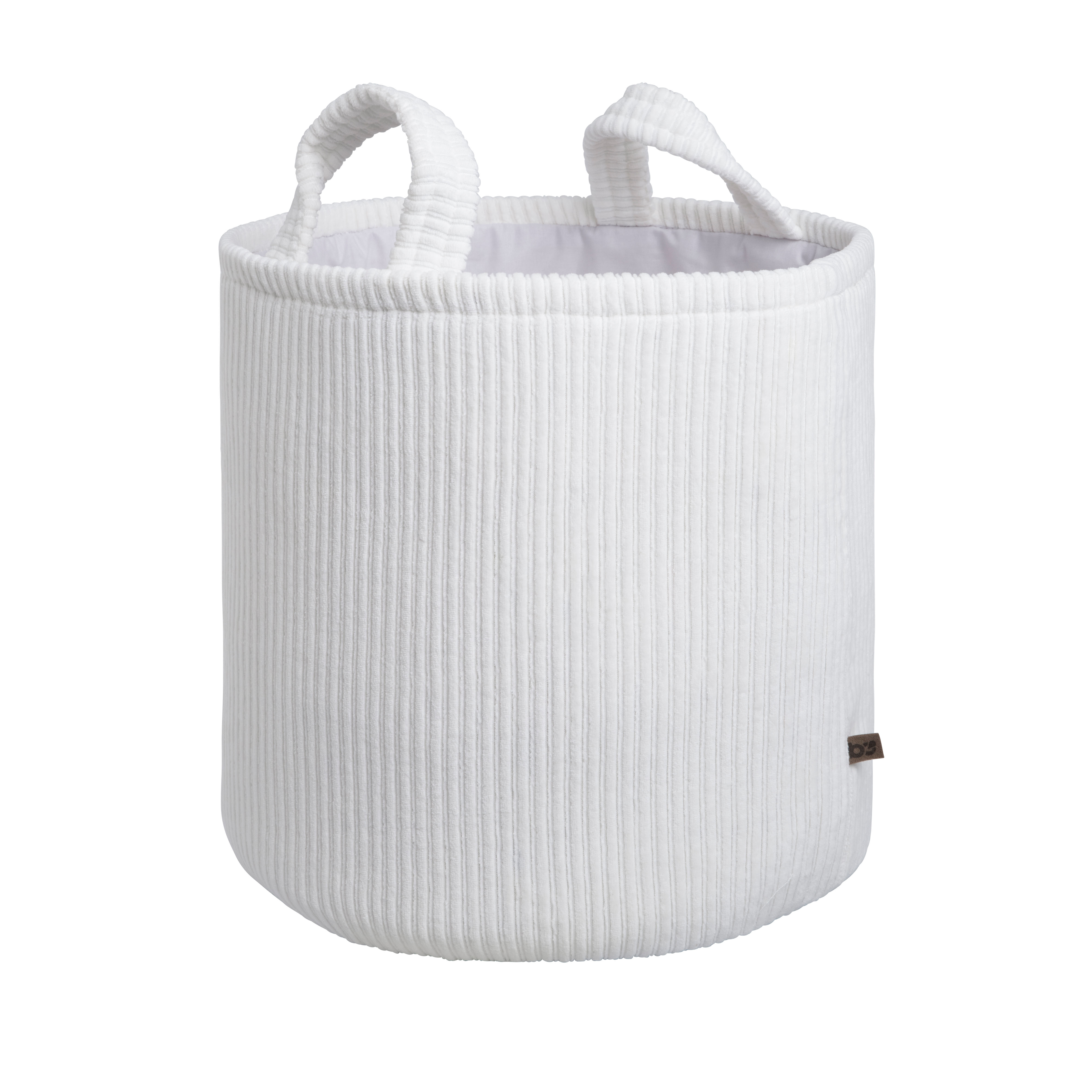Storage basket Sense white - Ø38 cm