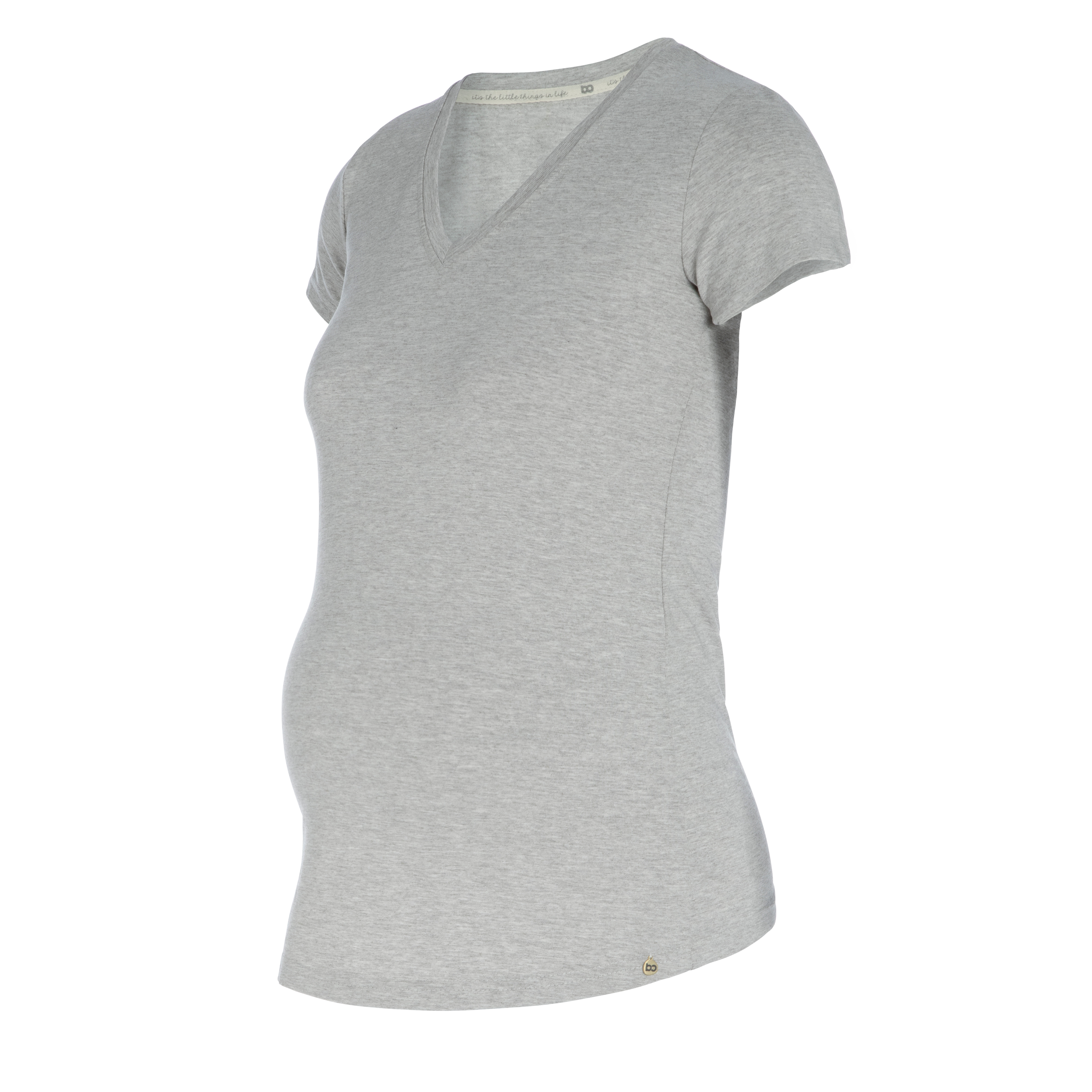 Maternity T-shirt Glow dusty grey - XL