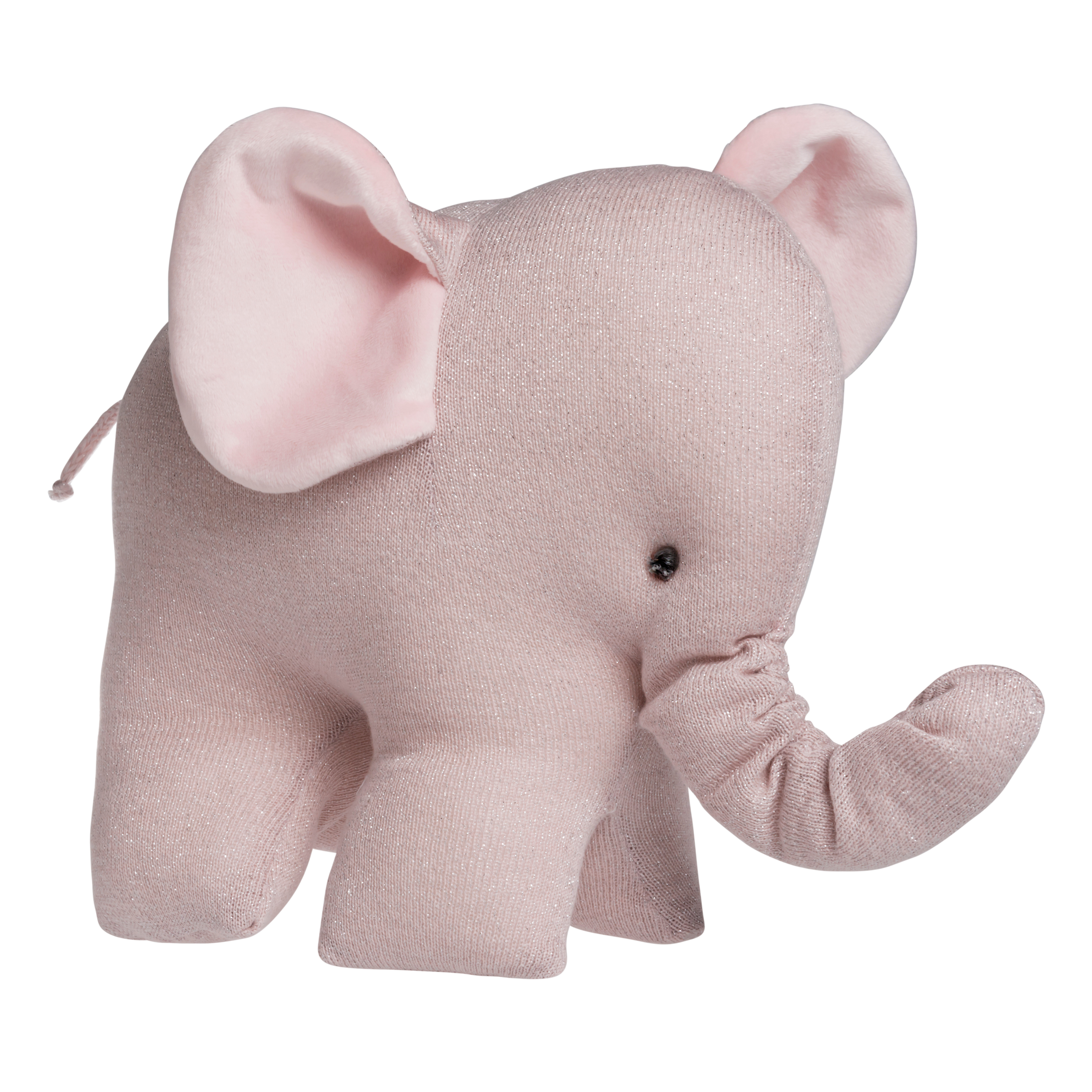 Stuffed elephant Sparkle silver-pink melee