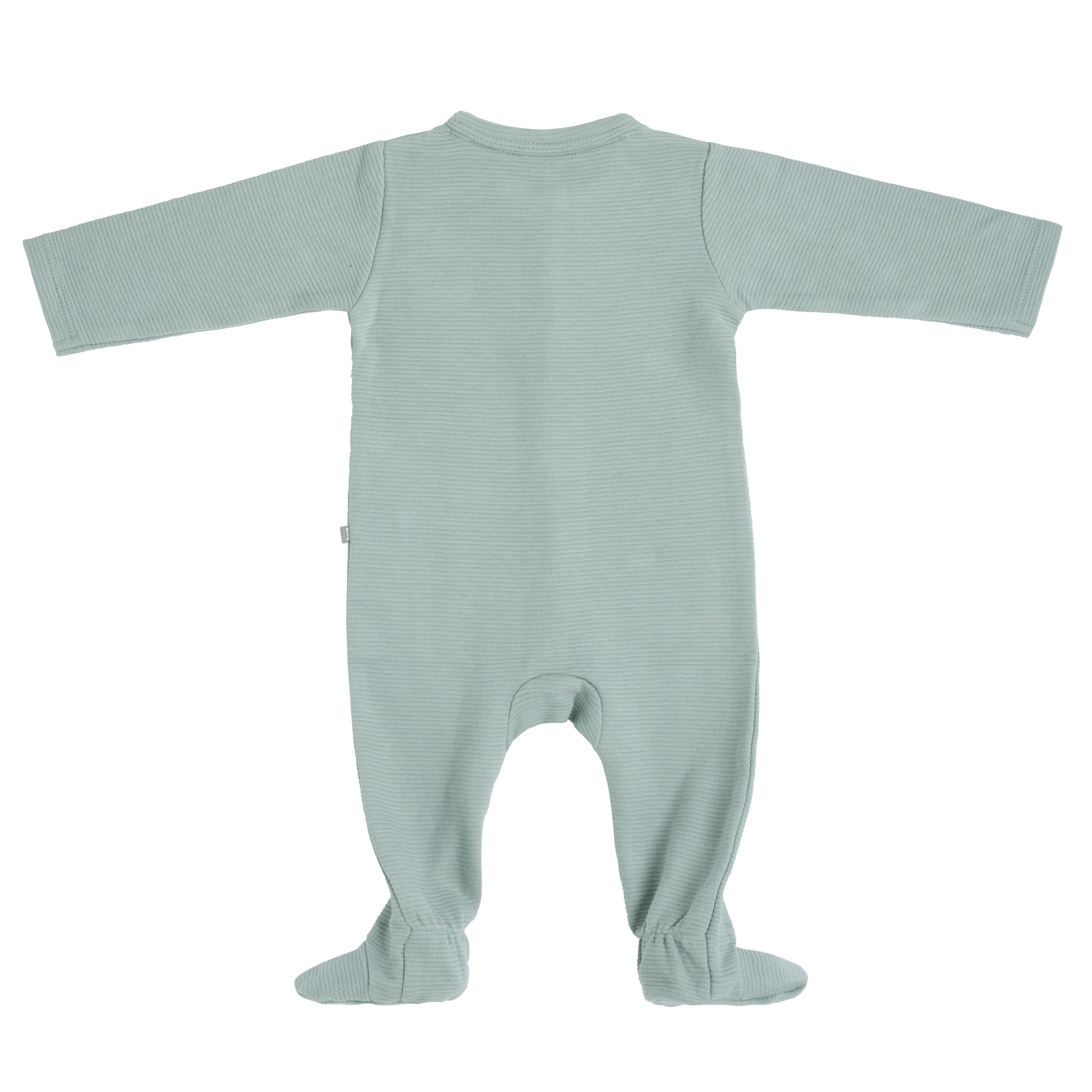 Playsuit with feet Pure dusty green - 56