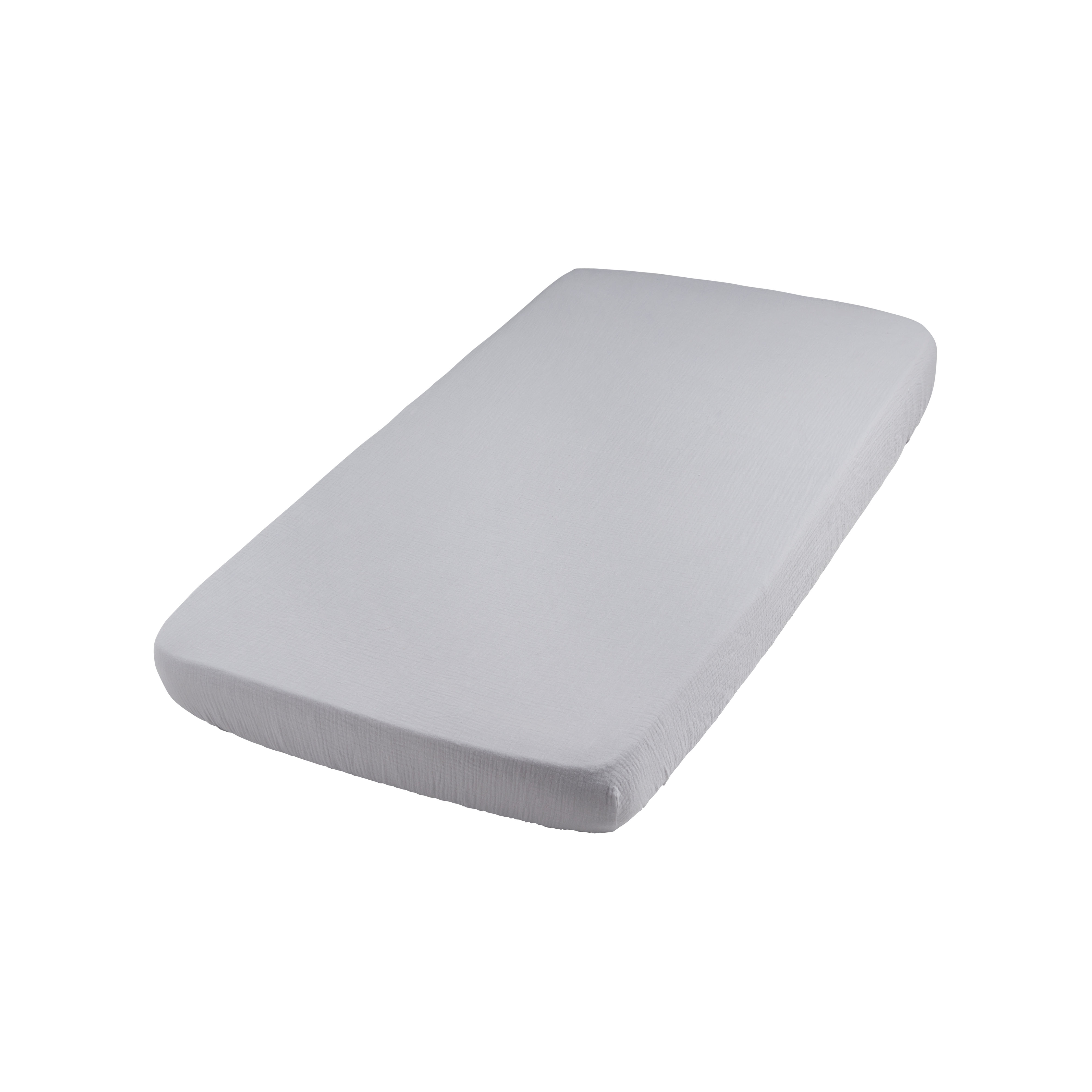 Fitted sheet Breeze grey - 40x80