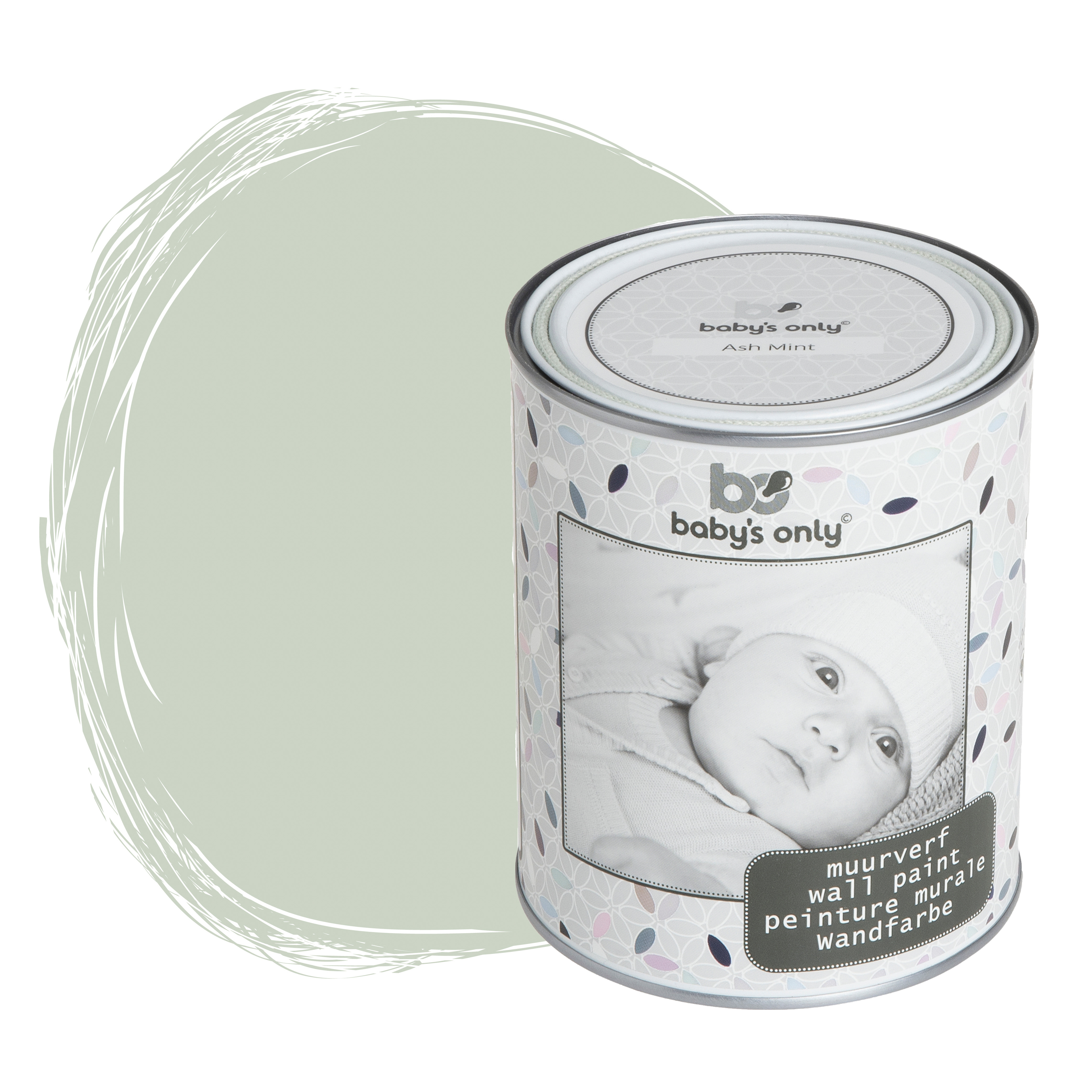 Wall paint ash mint - 1 liter
