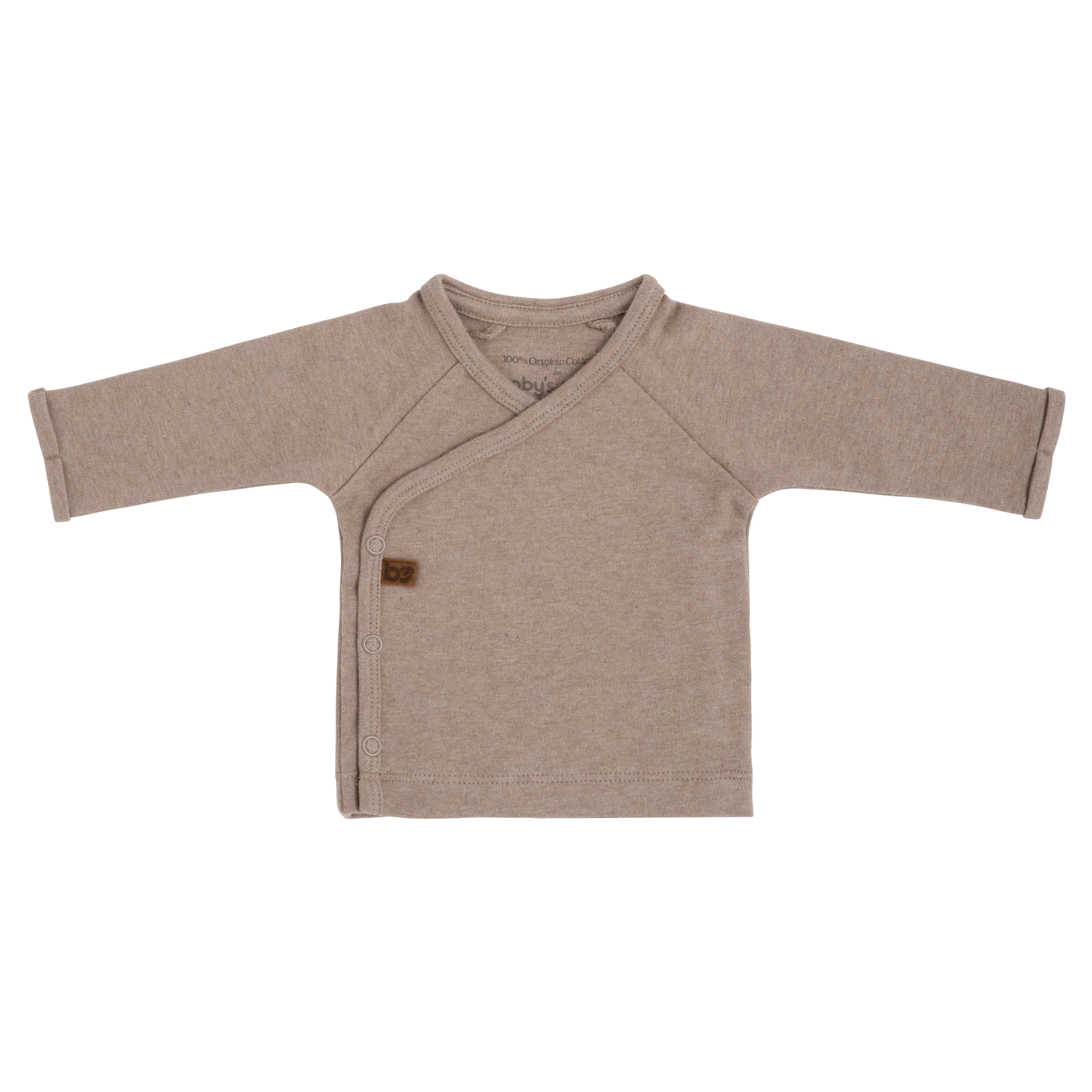 Wrap sweater Melange clay - 44