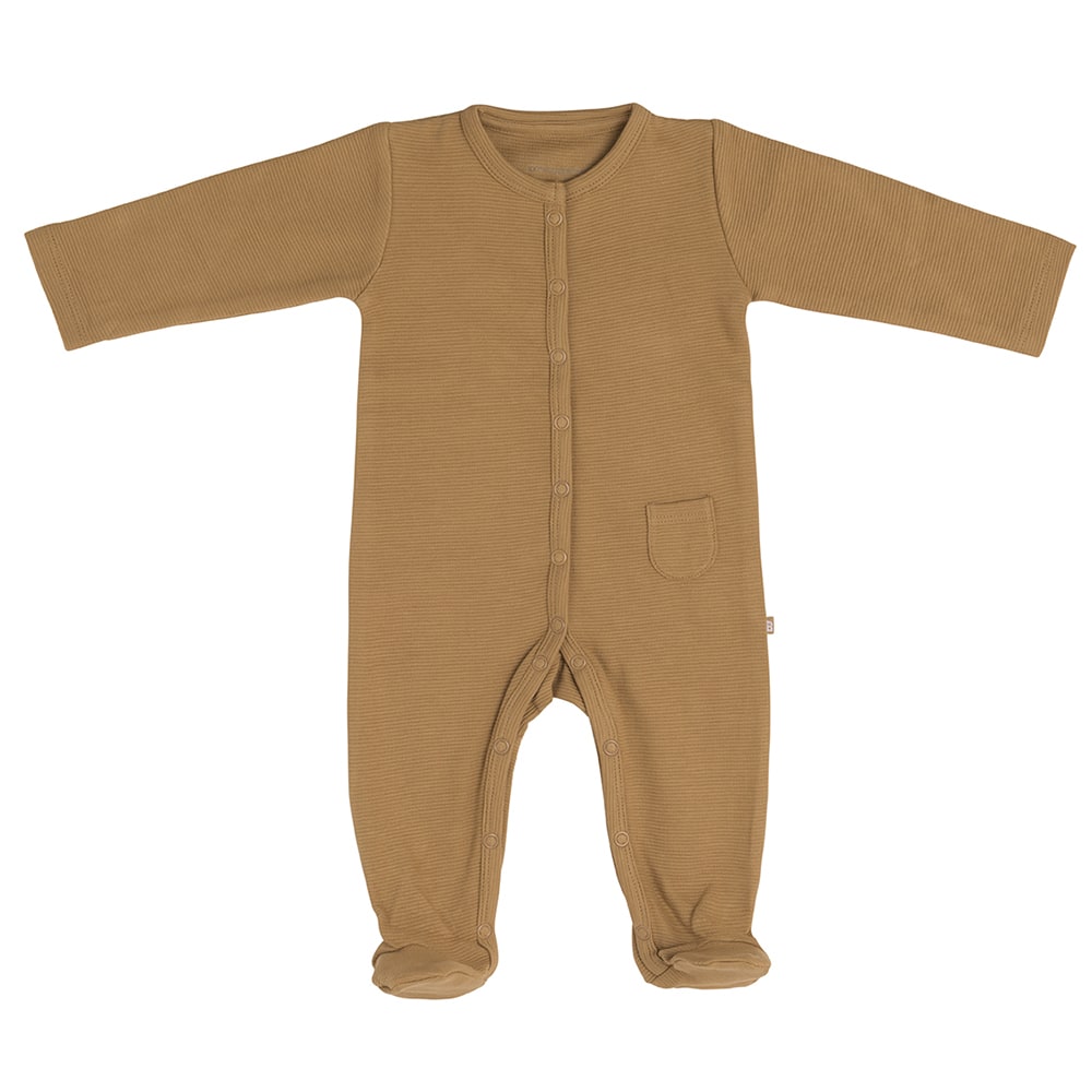 Playsuit with feet Pure caramel - 56
