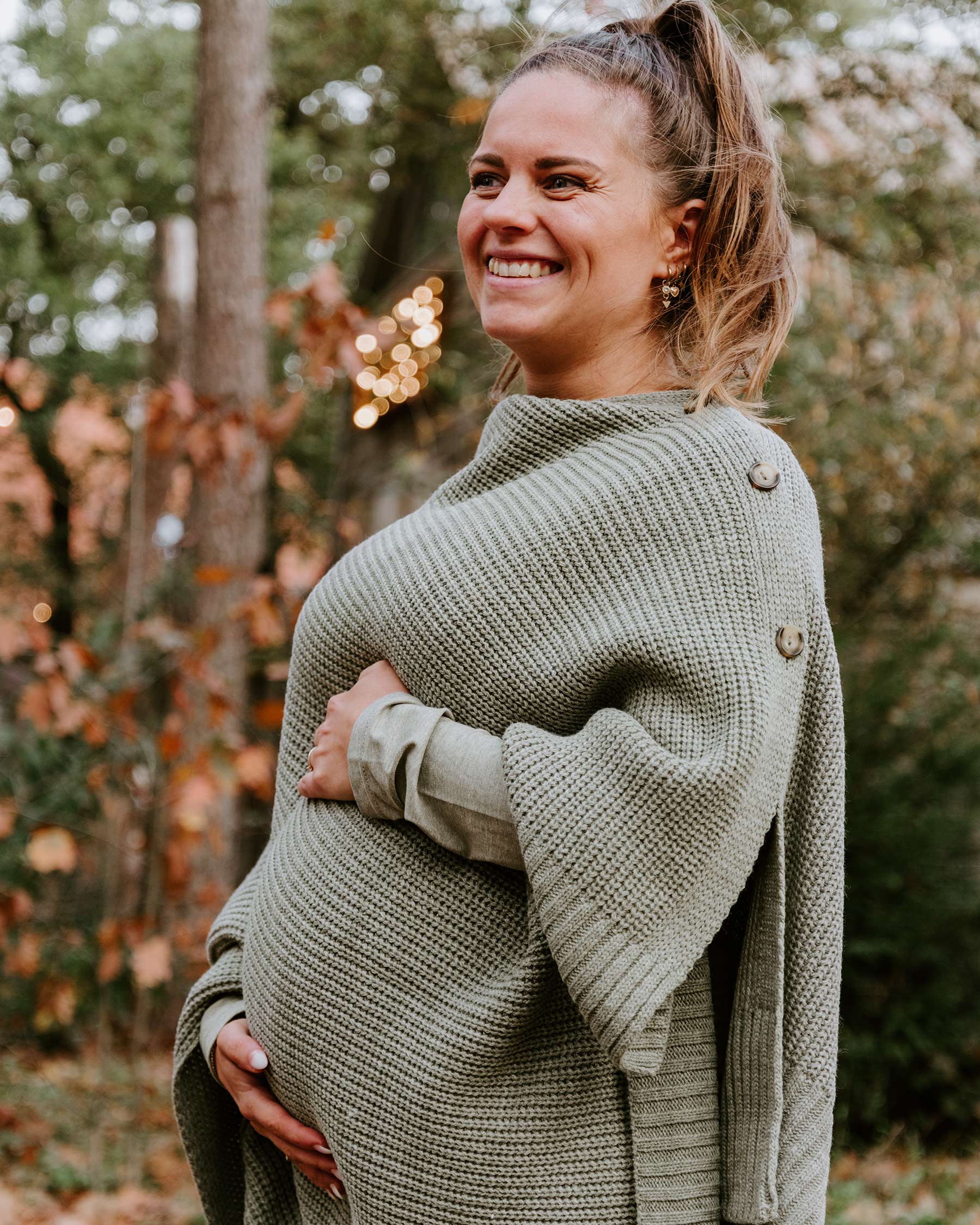 Maternity poncho on sale coat