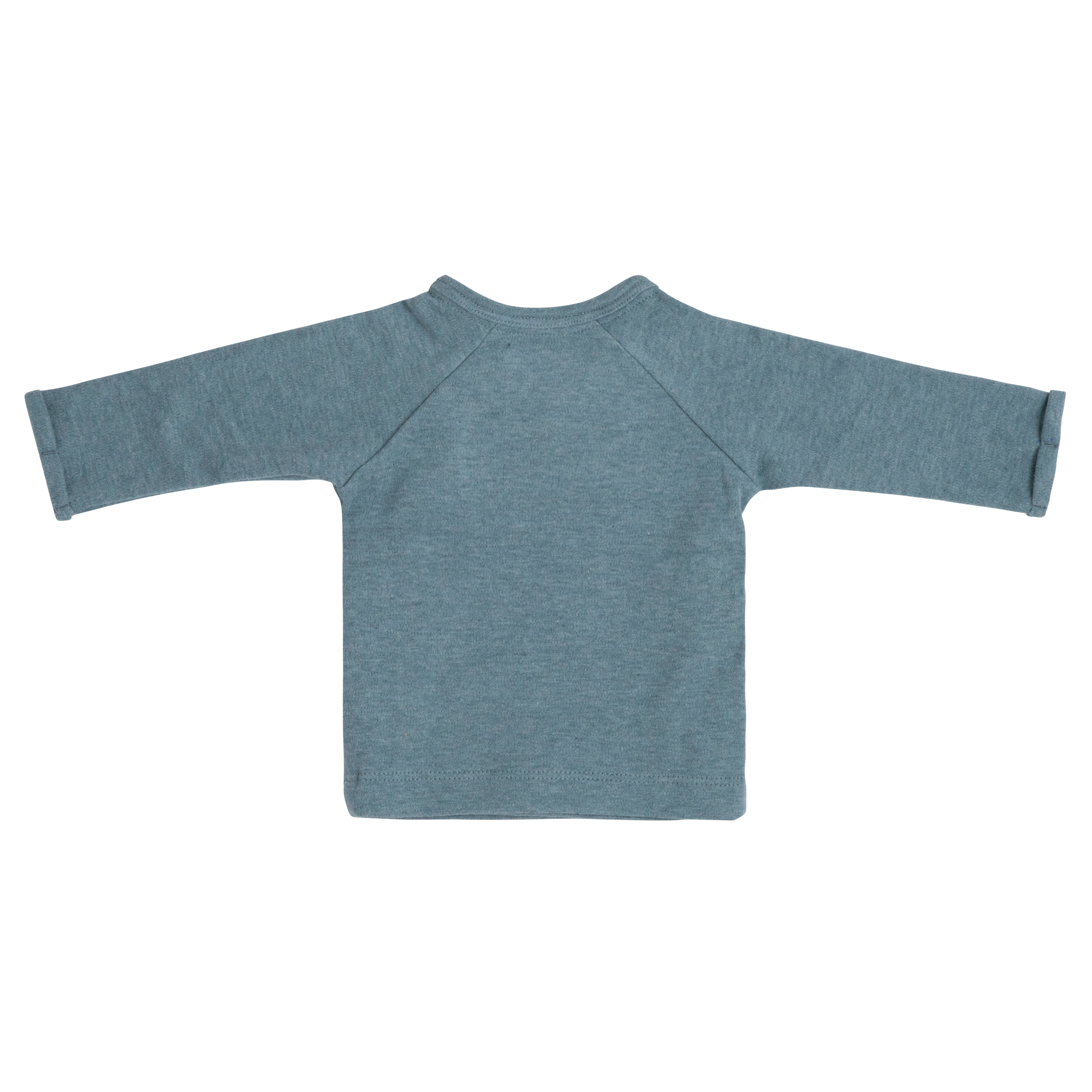 Wrap sweater Melange stonegreen - 44