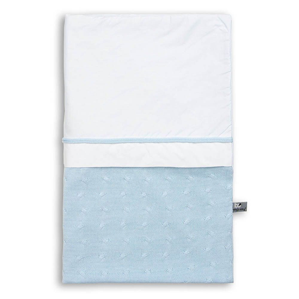 Duvet cover Cable baby blue - 100x135