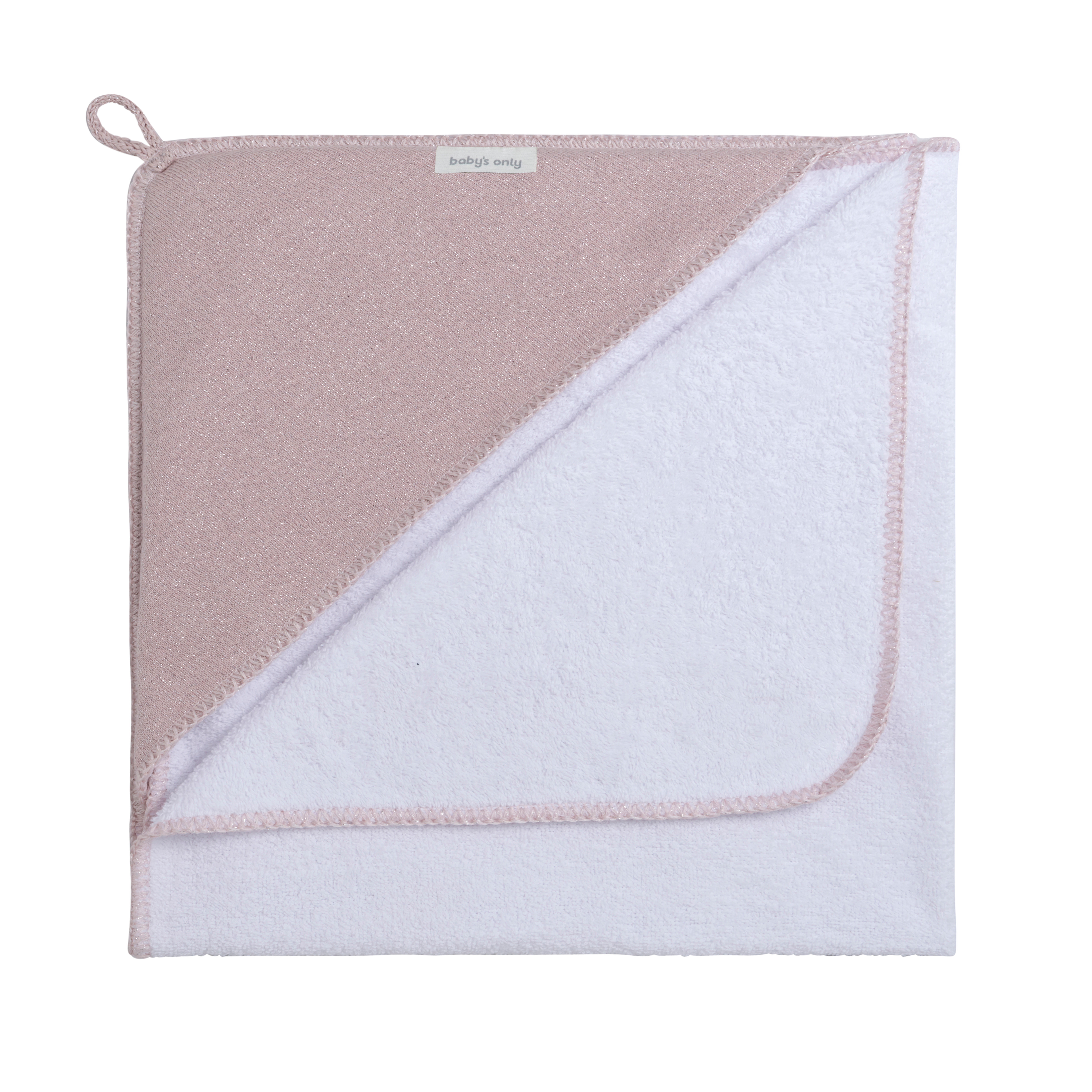 Bathcape Sparkle silver-pink melee - 75x85