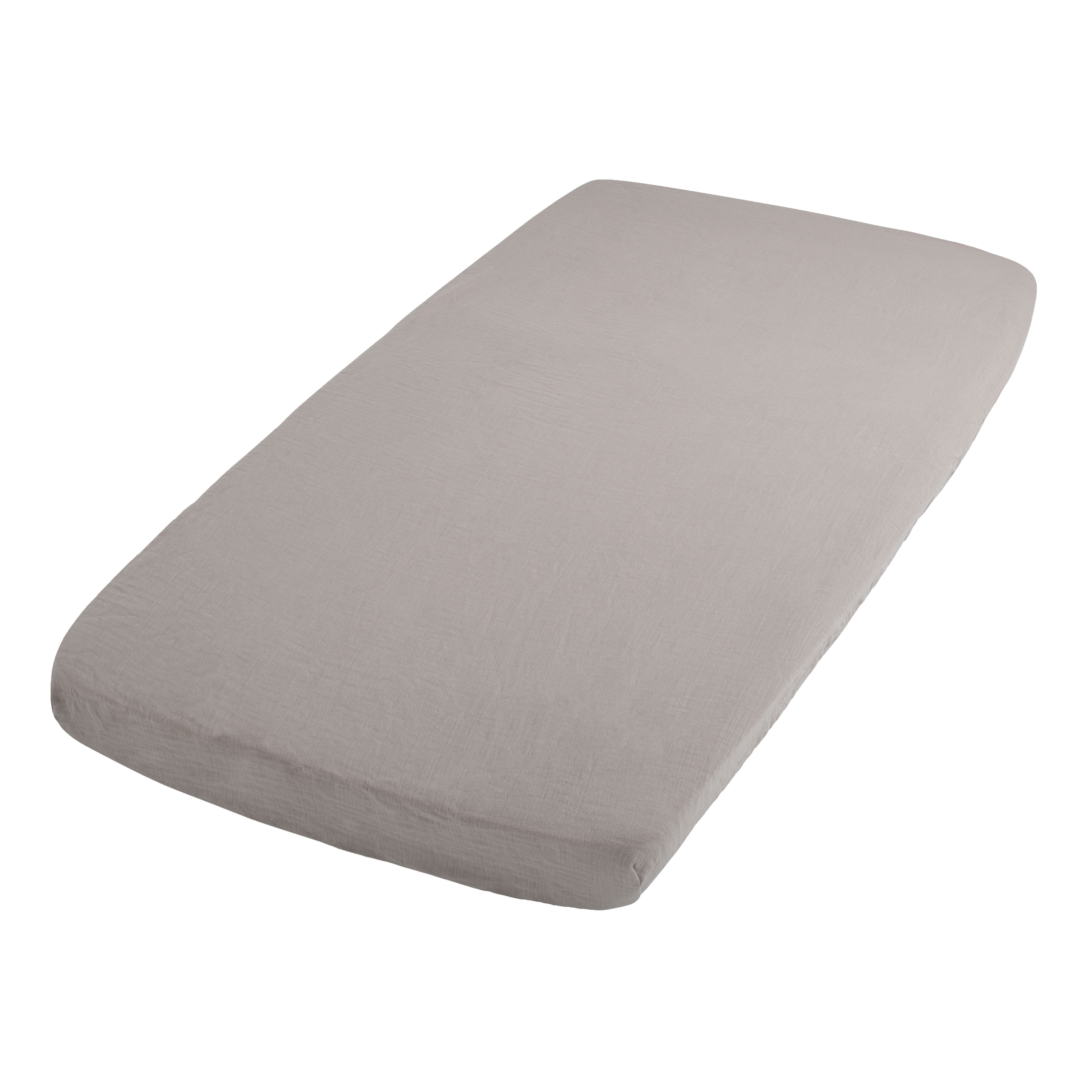 Fitted sheet Breeze urban taupe - 60x120