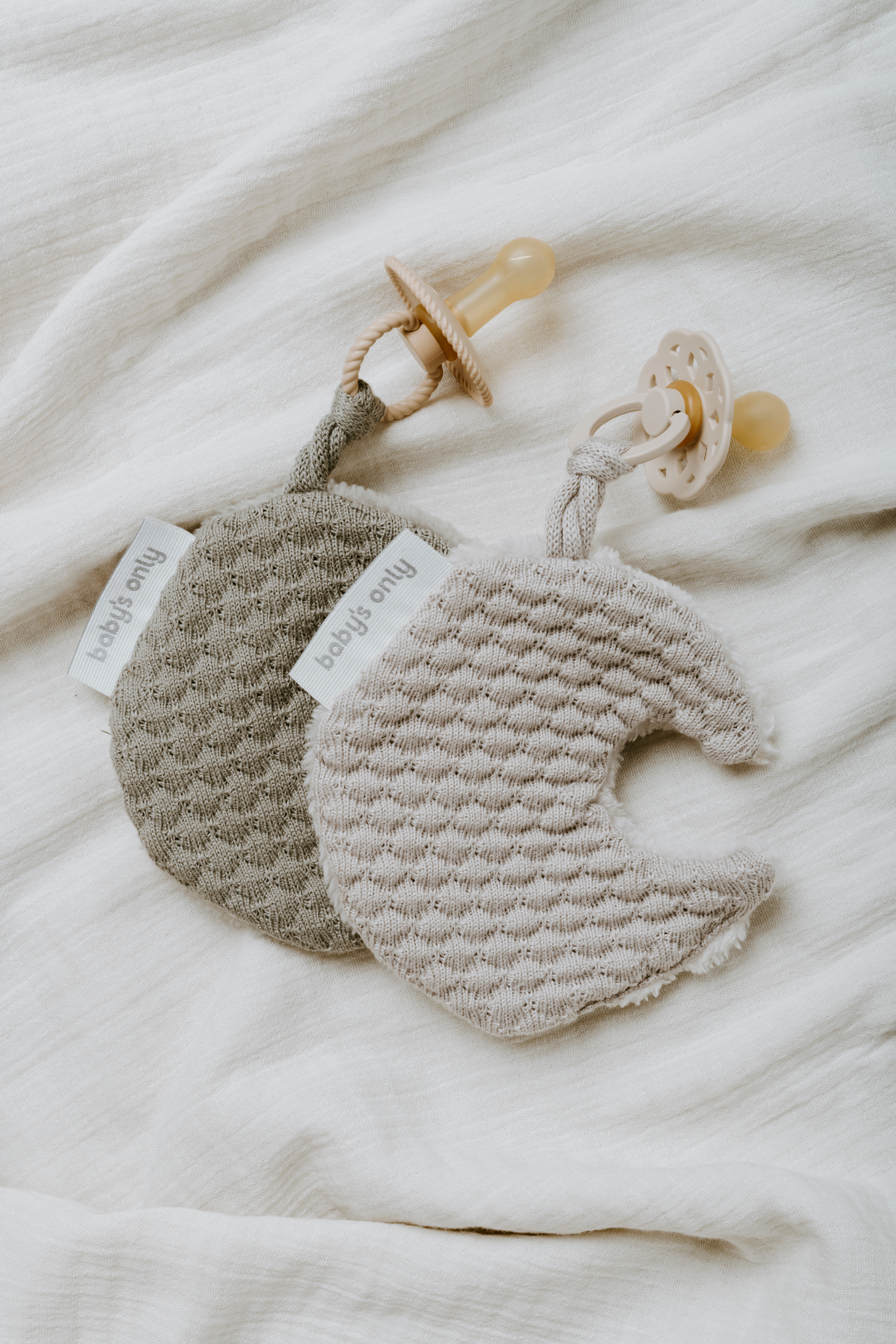 Pacifier cloth Sky urban taupe